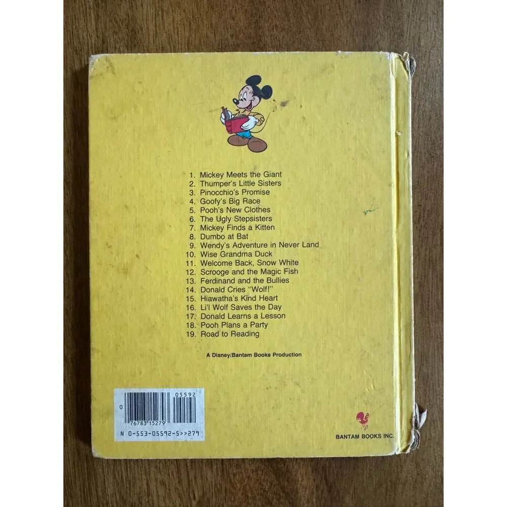 Vintage 1986 Walt Disney Hiawatha's Kind Heart Fun-to-Read Library Vol 15